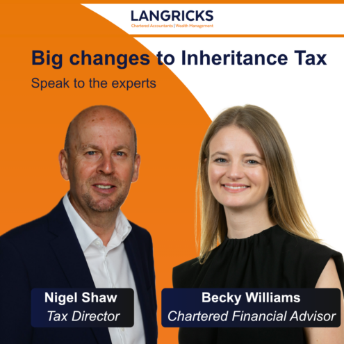 Speak to the experts Becky Williams and Nigel Shaw